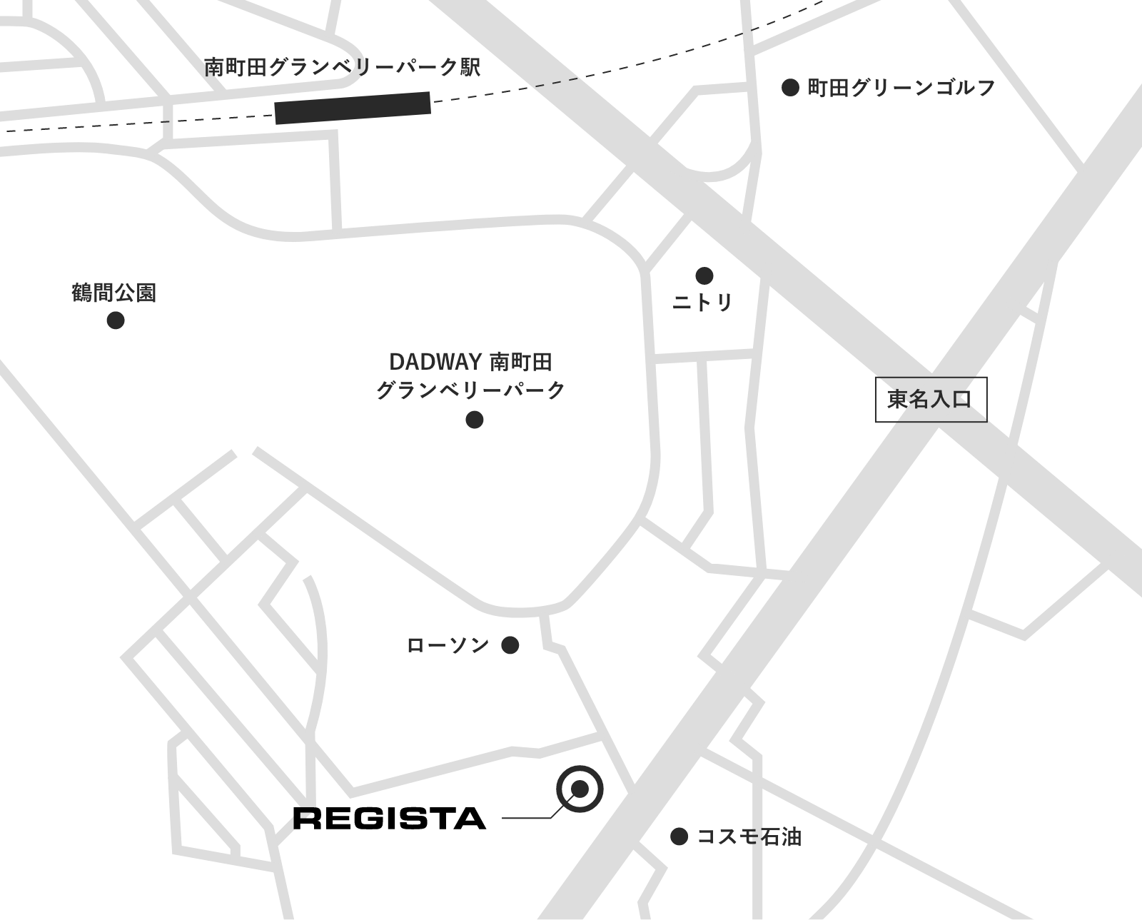 株式会社レジスタ 周辺地図